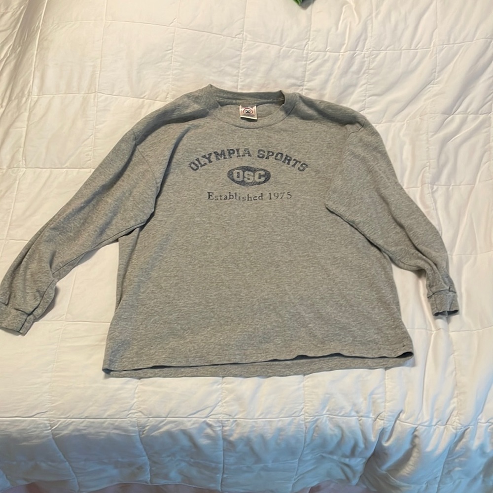 Delta Youth XL grey long sleev shirt